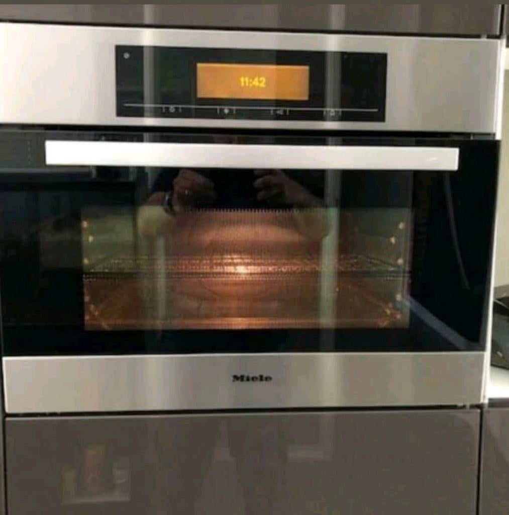 Miele combi-oven / combimagnetron H5080BM, Ophalen of Verzenden, Zo goed als nieuw, Oven, Inbouw