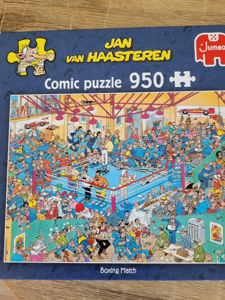 Jan van Haasteren boxing match 950 RUILEN, Ophalen, 500 t/m 1500 stukjes, Zo goed als nieuw