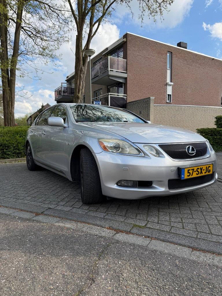 Lexus GS450(-H) 3.5 V6 Hybrid CVT 2006 Grijs, Auto's, Lexus, Euro 5, Achterwielaandrijving, Zwart, 296 pk