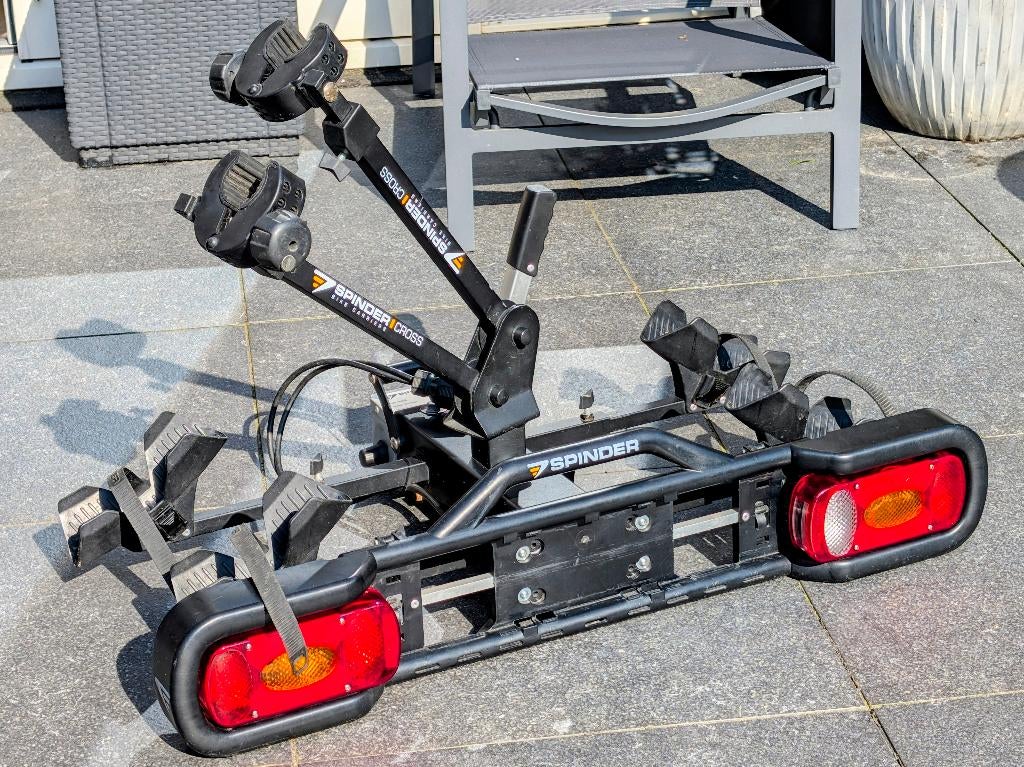 Spinder Cross Fietsendrager, Auto diversen, Fietsendragers, Ophalen, Gebruikt, Elektrische fiets, 2 fietsen