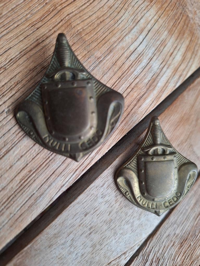 Infantrie barret enbleem, Ophalen of Verzenden, Landmacht, Nederland