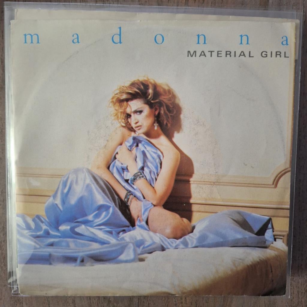 Madonna Material girl, Cd's en Dvd's, Vinyl Singles, 7 inch, Single, Ophalen of Verzenden, Zo goed als nieuw