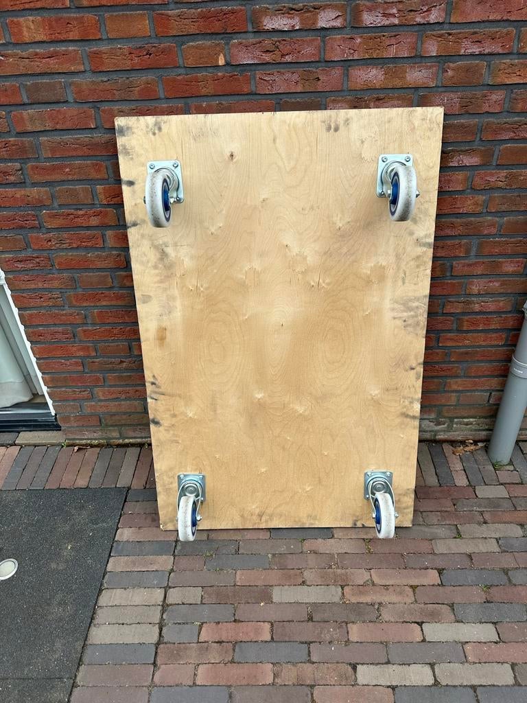 Stevige transportkar / hondje op wielen, Doe-het-zelf en Verbouw, 100 liter of meer, Ophalen, Gebruikt, Transportkar