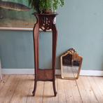 Lucky Vintage brocante vintage hoge Houten plantentafel, Huis en Inrichting, Ophalen, Gebruikt, ., .
