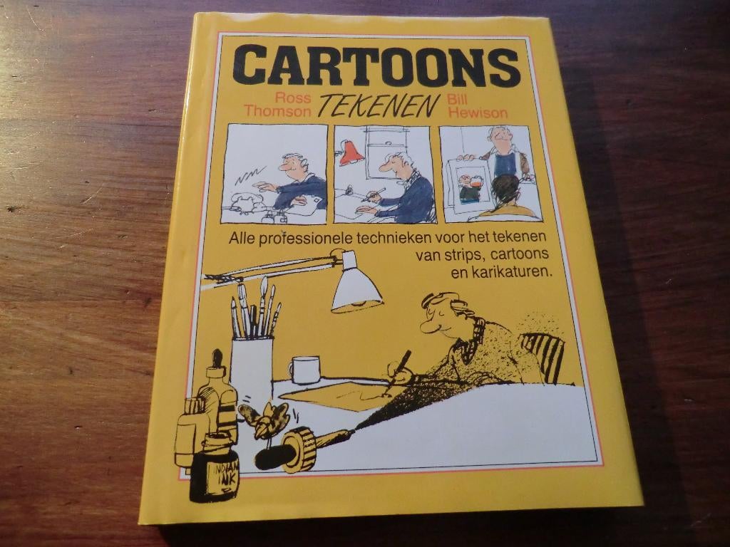 tekenboek - Cartoons tekenen - Ross Thomson, Bill Hewison, Ophalen of Verzenden, Gelezen, Tekenen en Schilderen
