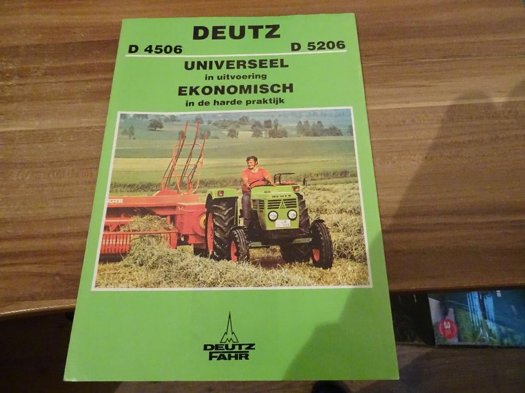 Deutz D4506/D5206 Folder, Ophalen of Verzenden, Nieuw, Folder