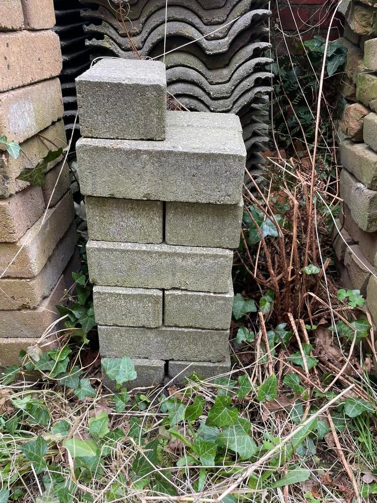 Diverse klinkers, Tuin en Terras, Tegels en Klinkers, Ophalen, Gebruikt, Beton, Klinkers