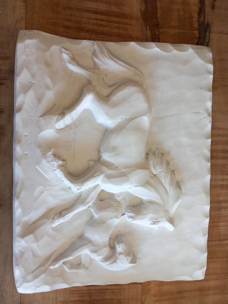 Reliëf van paard met veulen., Huis en Inrichting, Ophalen