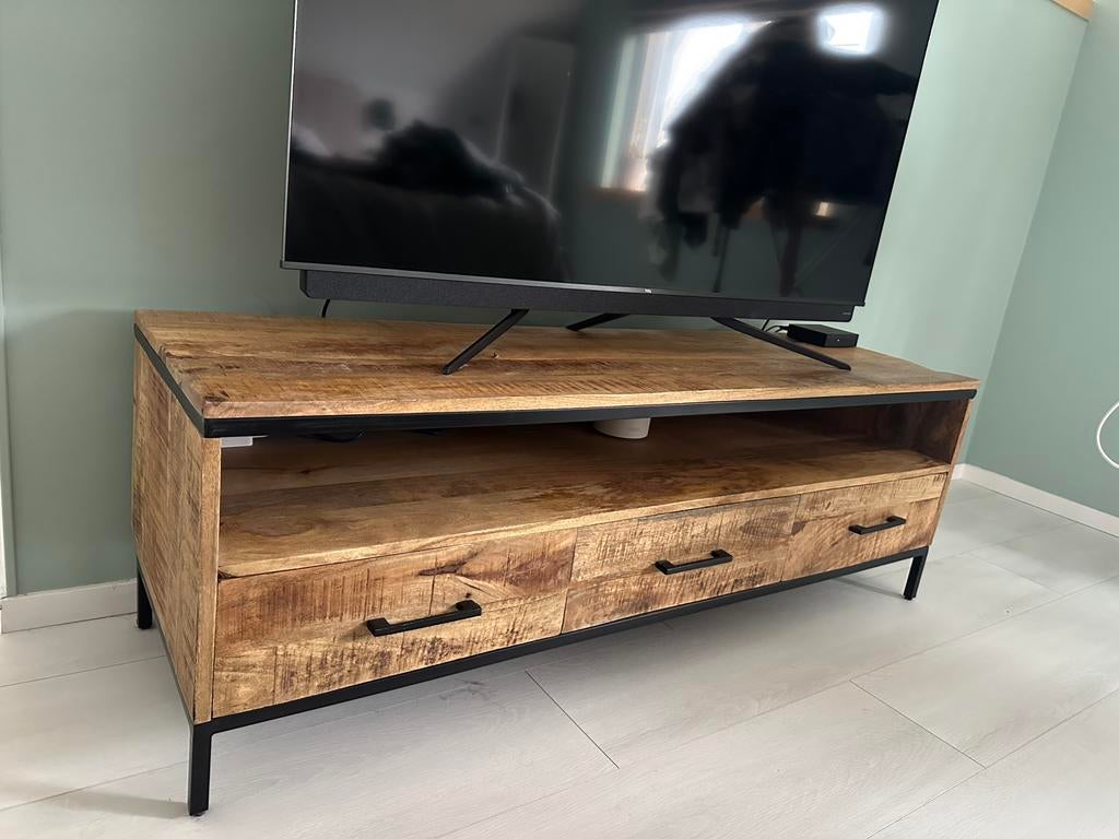 TV-meubel Trevor, 100 tot 150 cm, Zo goed als nieuw, Minder dan 100 cm, 25 tot 50 cm