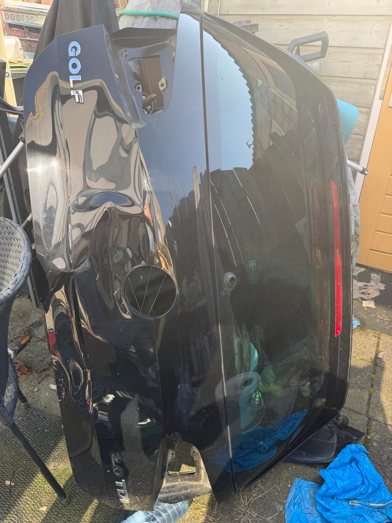Golf 7 facelift achterklep met schade, Auto-onderdelen, Carrosserie en Plaatwerk, Ophalen, Gebruikt, Achterklep, Volkswagen