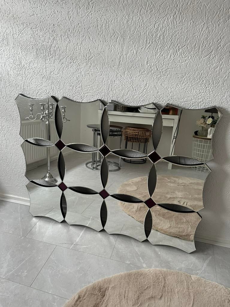 Groot spiegel, Huis en Inrichting, Woonaccessoires | Spiegels, Ophalen, Zo goed als nieuw, Rechthoekig, Minder dan 100 cm