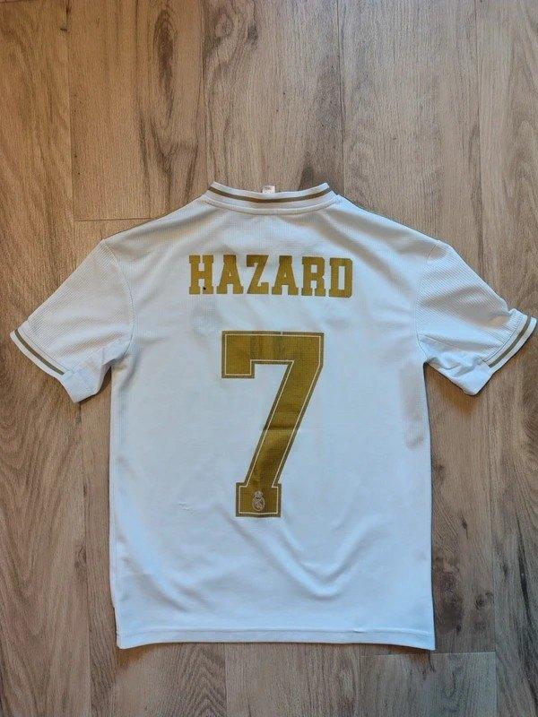 Real Madrid Thuis Voetbalshirt 19/20 #7 Hazard, Maat XS of kleiner, Ophalen of Verzenden, Gebruikt, Shirt