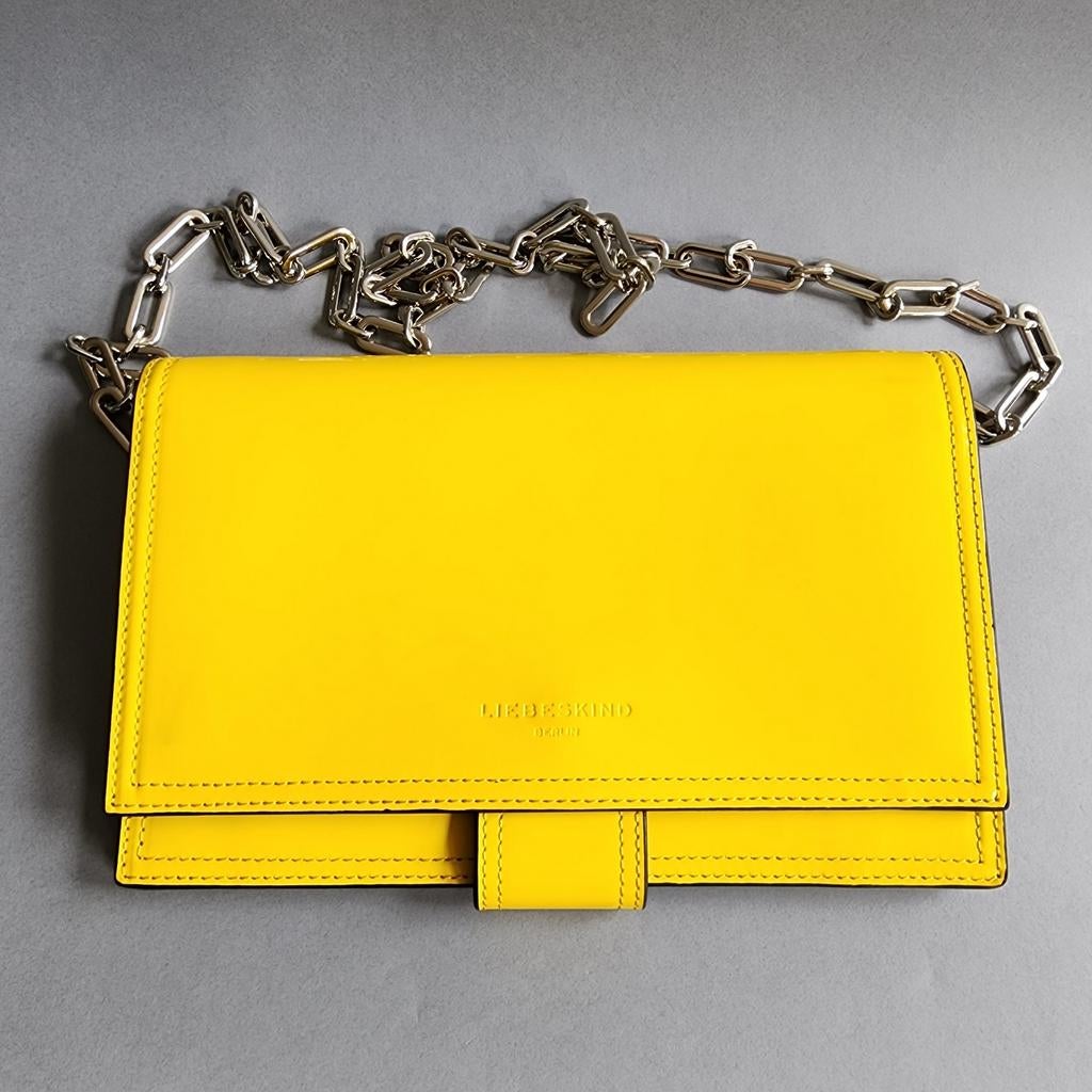 Liebeskind Clutch Damestas - Leer - Nieuw - Geel, Sieraden, Tassen en Uiterlijk, Tassen | Damestassen, Ophalen of Verzenden, Nieuw