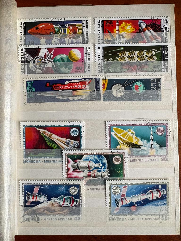 Mongolie ruimtevaart, Postzegels en Munten, Postzegels | Thematische zegels, Ophalen of Verzenden, Gestempeld, Overige thema's
