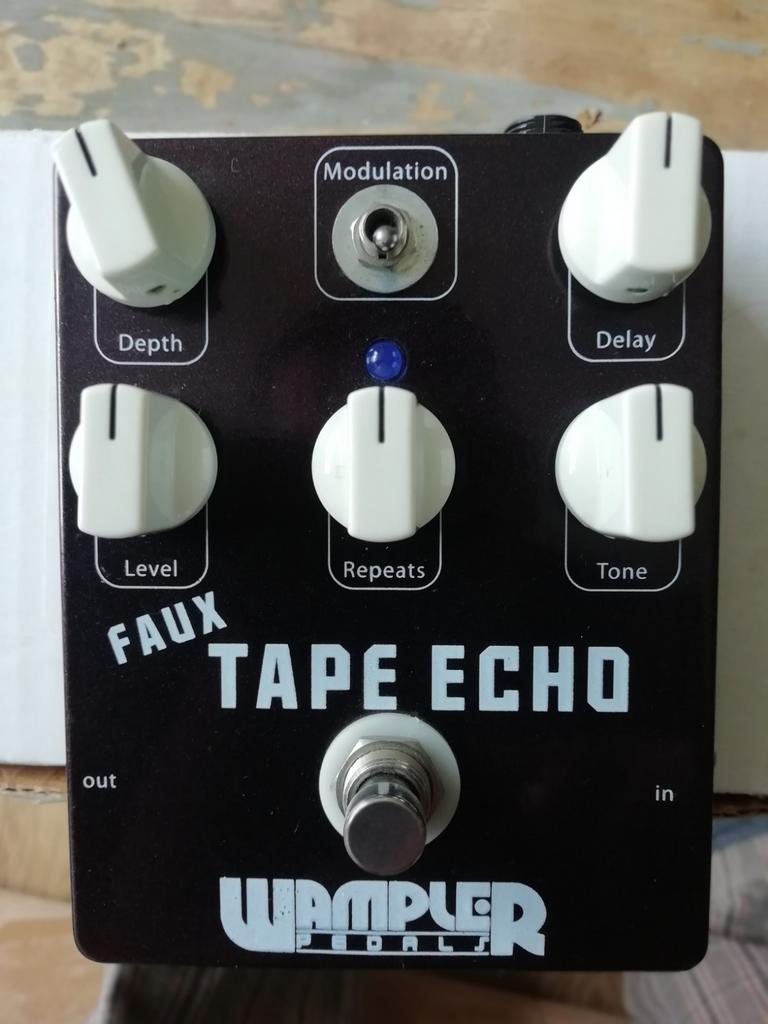 Wampler Faux Tape Echo pedaal - Zo goed als nieuw, Ophalen of Verzenden, Zo goed als nieuw, Delay of Echo