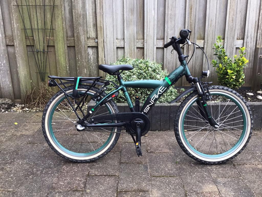 Stoere Z.G.A.N. Loekie kinderfiets 22 inch 3 V, Ophalen of Verzenden, Zo goed als nieuw, 20 inch of meer