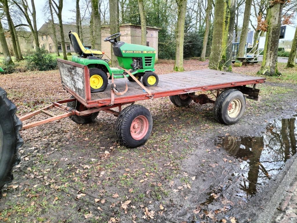 hooihark banden balendrager hefmast, Ophalen, Fruitteelt, Grondbewerking