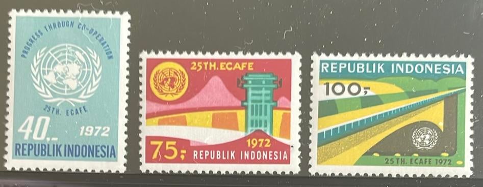 Indonesië - ZB710/712 - 1972 - postfris, Ophalen of Verzenden, Zuidoost-Azië