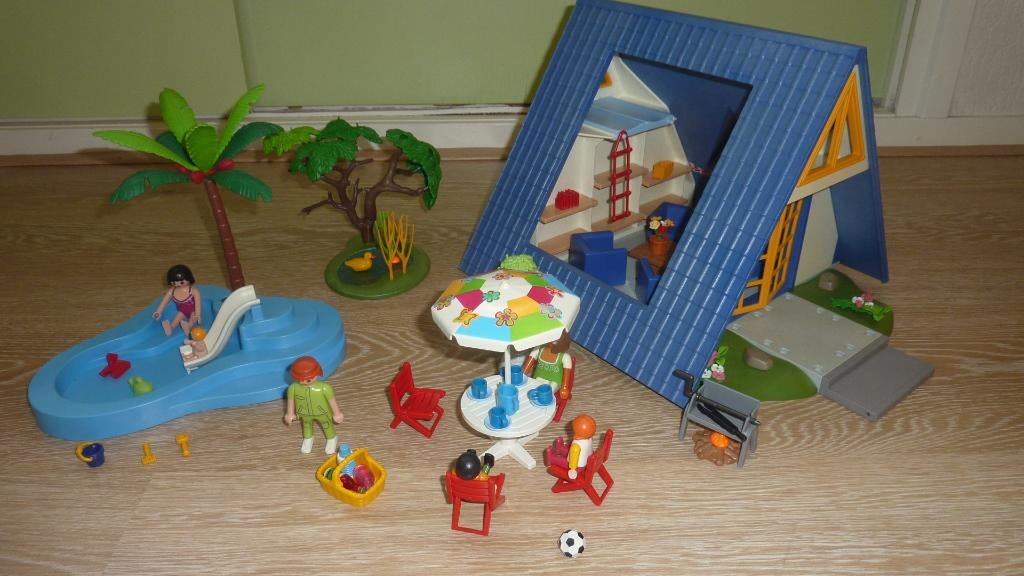 playmobil vakantiehuis met zwembad, Ophalen of Verzenden