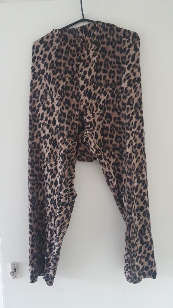 Legging panter maat xl, Kleding | Dames, Leggings, Maillots en Panty's, Ophalen, Gedragen, Bruin, Legging