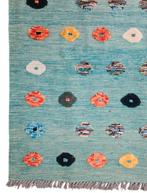 Handgeknoopt modern wol Kelim tapijt Yasmoon Aqua 177x235cm, Crème, Onbekend@voorbeeld.com, 150 tot 200 cm, Onbekend