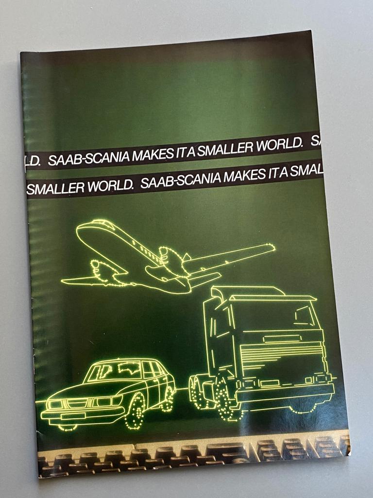 Bijzondere Saab - Scania Saab Aircraft (Saab AB) brochure, Verzamelen, Ophalen of Verzenden, Zo goed als nieuw, Boek of Tijdschrift