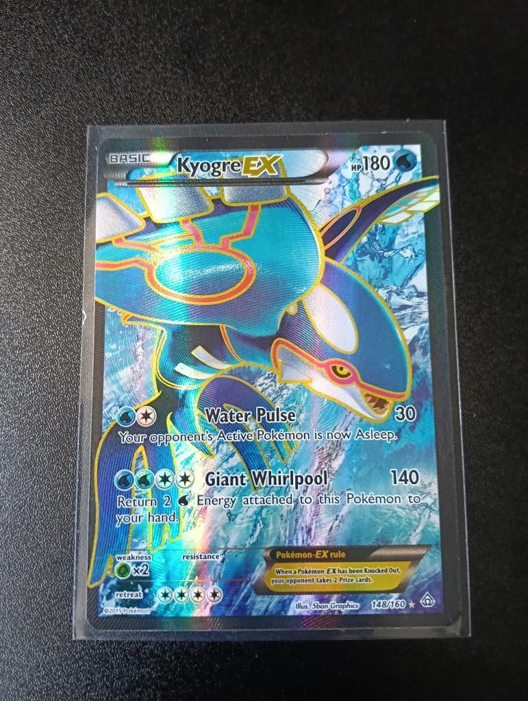 Pokemon - Kyogre 148, Hobby en Vrije tijd, Verzamelkaartspellen | Pokémon, Ophalen of Verzenden, Zo goed als nieuw