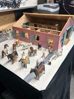 Schleich manege, paardenstal incl. 20 paarden, Ophalen, Gebruikt, Jongen of Meisje