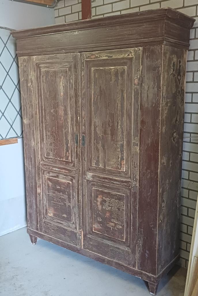 Grote kast boekenkast winkelkast uitstalkast Legplank deur, Antiek en Kunst, Antiek | Meubels | Kasten, Ophalen