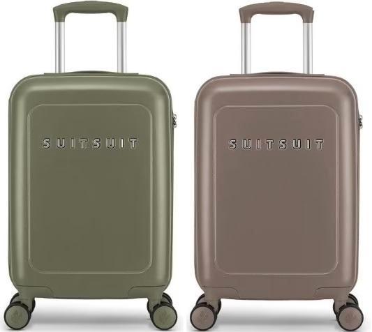 ✅NIEUW✅ SUITSUIT Natura 2 delig Handbagage Set 55 cm, Sieraden, Tassen en Uiterlijk, Koffers, Nieuw, Hard kunststof, 50 tot 60 cm