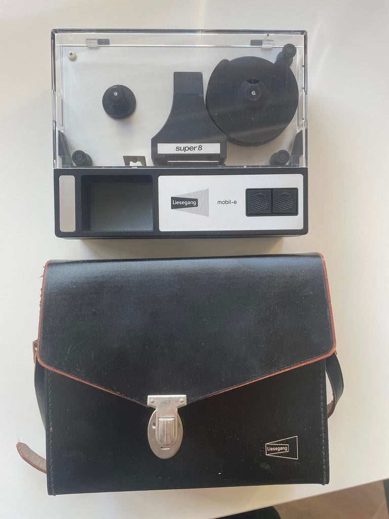 Liesegang Mobil-E Super 8 Filmkijker met Tas, Audio, Tv en Foto, Ophalen, Gebruikt, Met scherm
