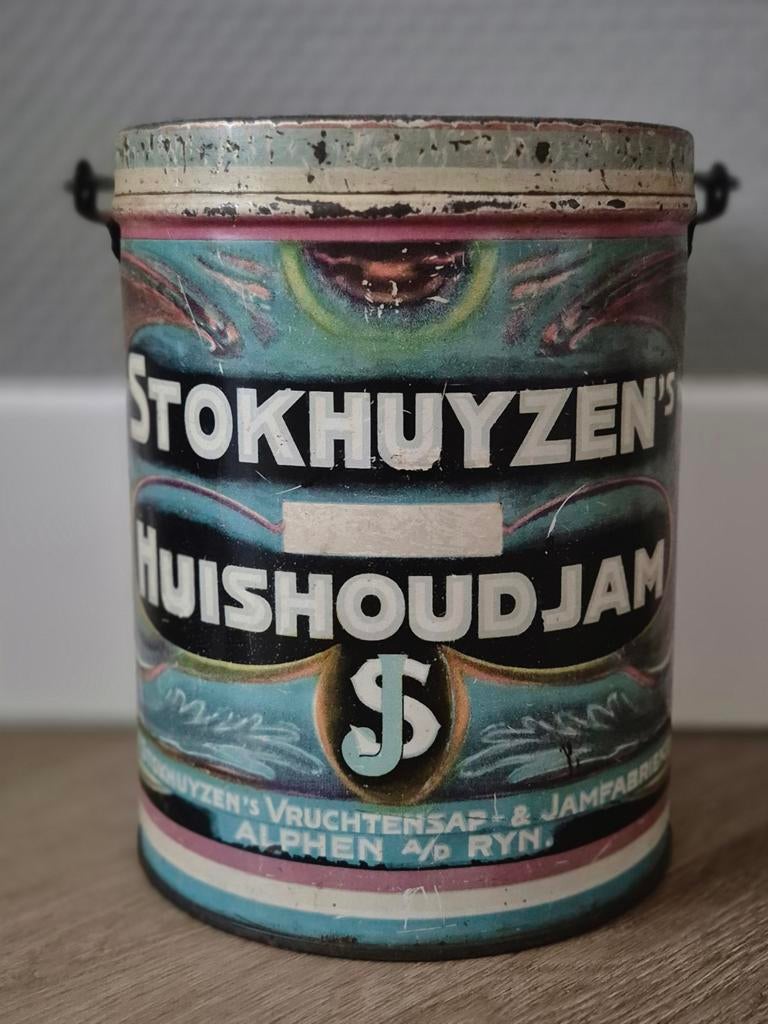 Stokhuyzen Huishoudjam blik Alphen a/d Ryn, Ophalen of Verzenden, Gebruikt, Overige