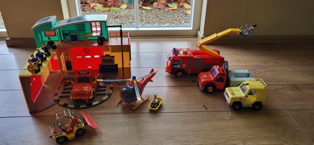 Brandweerman Sam speelset met voertuigen en figuren, Kinderen en Baby's, Speelgoed | Actiefiguren, Ophalen, Gebruikt