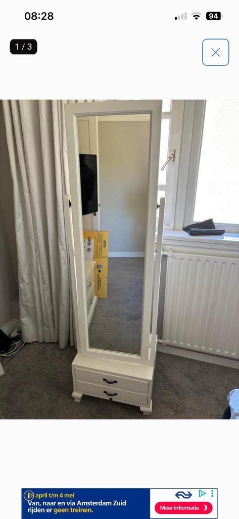 Rivièra Maison passpiegel dresboy, Huis en Inrichting, Ophalen of Verzenden, Zo goed als nieuw