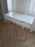 Wit bureau met twee lades, Ophalen, Gebruikt, Bureau