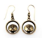 Schitterende Jorma Laine GROUCH Oorbellen Brons Finland, Sieraden, Tassen en Uiterlijk, Antieke sieraden, Ophalen of Verzenden