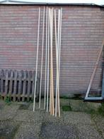 Eiken plinten, eiken vermist wit, Ophalen, Gebruikt, Eiken, 250 cm of meer