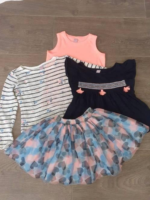 rokje t-shirt topje trui 116, Ophalen of Verzenden, Gebruikt, Meisje, Setje