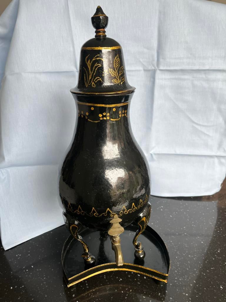 Grote kraantjeskan van blik, Ophalen of Verzenden