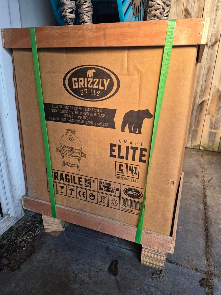 Grizzly Grill Kamado Elite Compact, Ophalen, Nieuw, Grizzly Grills