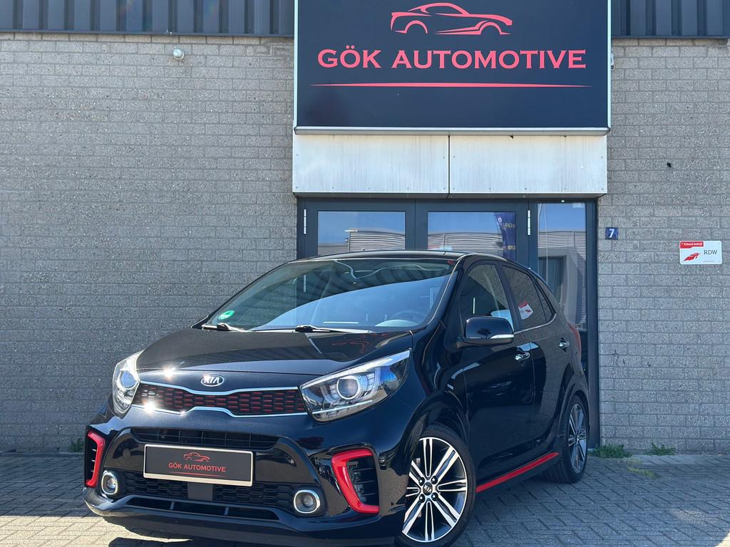 Kia PICANTO 1.2 CVVT GT-Line / VOL! / Stuurverwarming / Carp, Auto's, Kia, Voorwielaandrijving, Gebruikt, 4 cilinders, Zwart