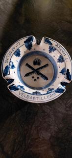 Vintage Delfts Blauw Asbak Veldartillerie 17e Afdeling, Ophalen of Verzenden
