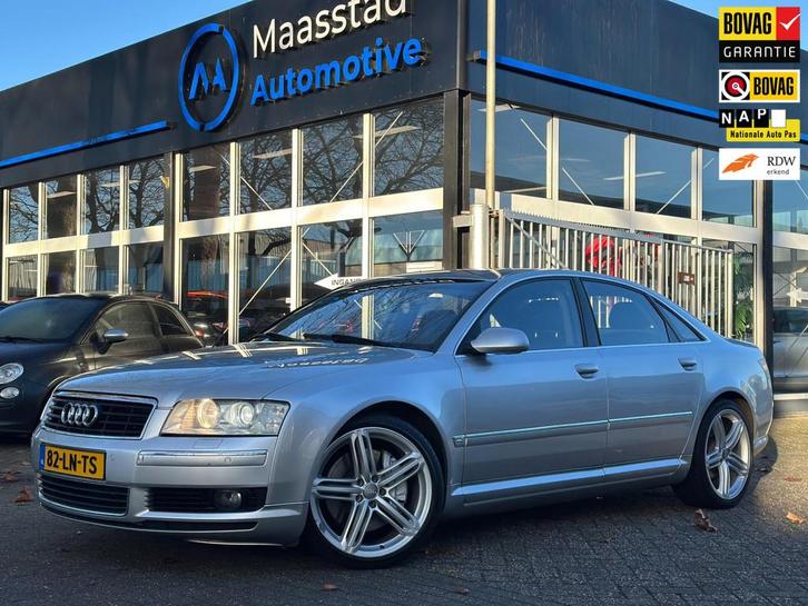 Audi A8 4.2 quattro Exclusive Luchtvering Youngtimer in nett, Auto's, Audi, Bedrijf, Te koop, A8, 4x4, ABS, Airbags, Airconditioning