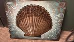 Schilderij met schelp, Huis en Inrichting, Ophalen, Gebruikt, Schilderij, 100 tot 125 cm