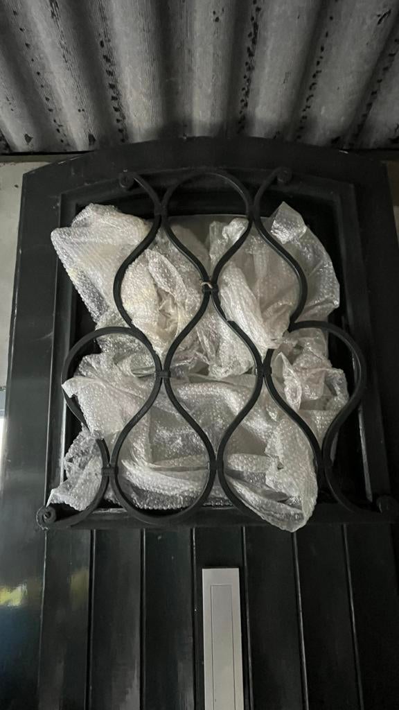 Robuuste groene voordeur, Ophalen, Gebruikt, 80 tot 100 cm, 215 cm of meer