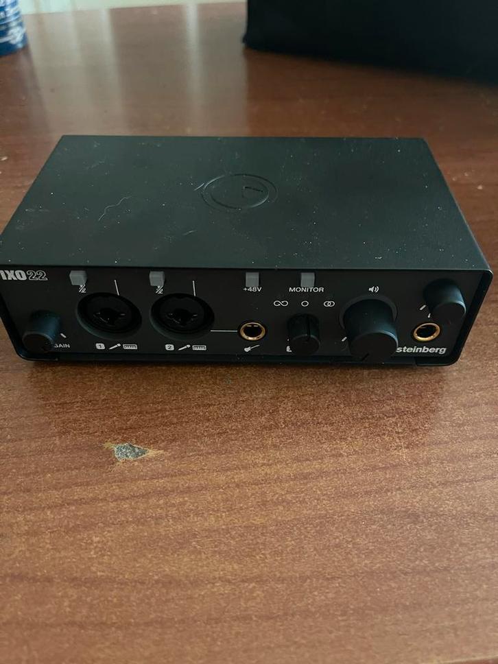 Steinberg IXO22 USB Audio Interface, Muziek en Instrumenten, Mengpanelen, Gebruikt, Minder dan 5 kanalen, Microfooningang, Ophalen of Verzenden
