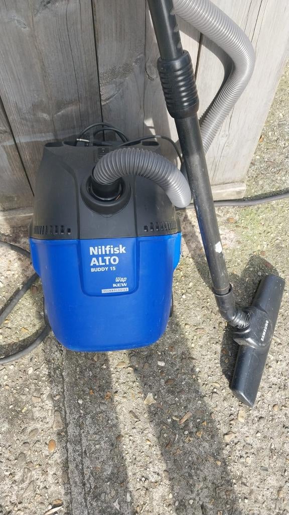 Te koop nilfisk alto buddy 15/nat+droogzuiger, Ophalen of Verzenden