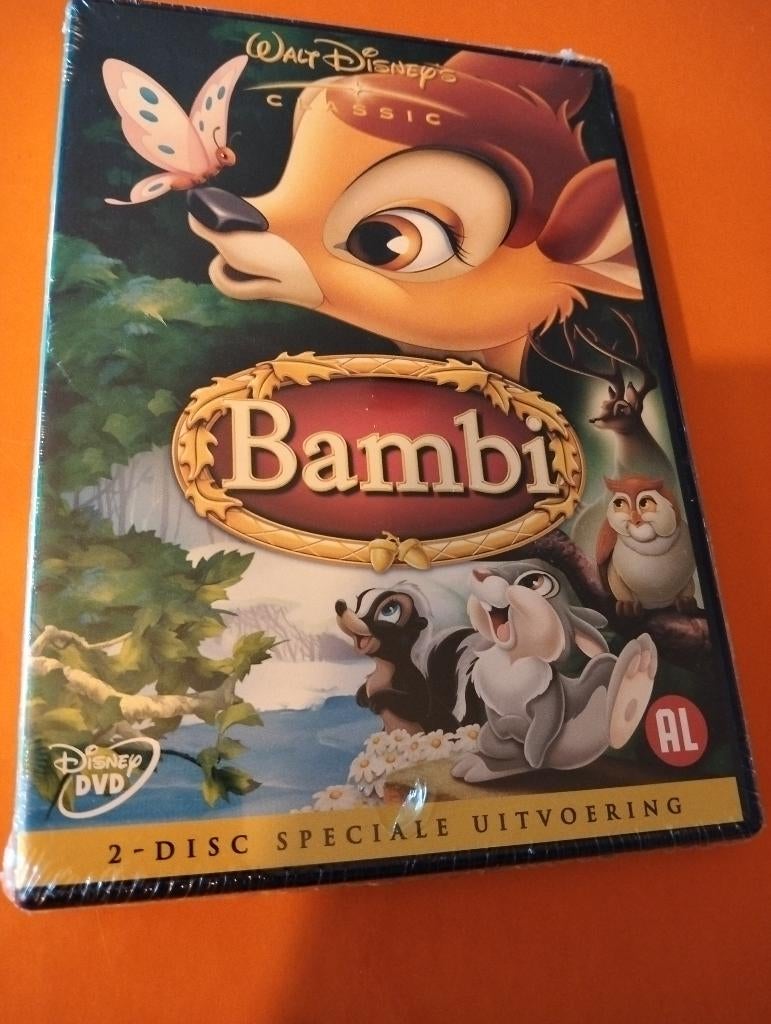 SEALED dvd 2 disc  Bambi Disney NLO, Tekenfilm, Ophalen of Verzenden, Nieuw in verpakking, Alle leeftijden