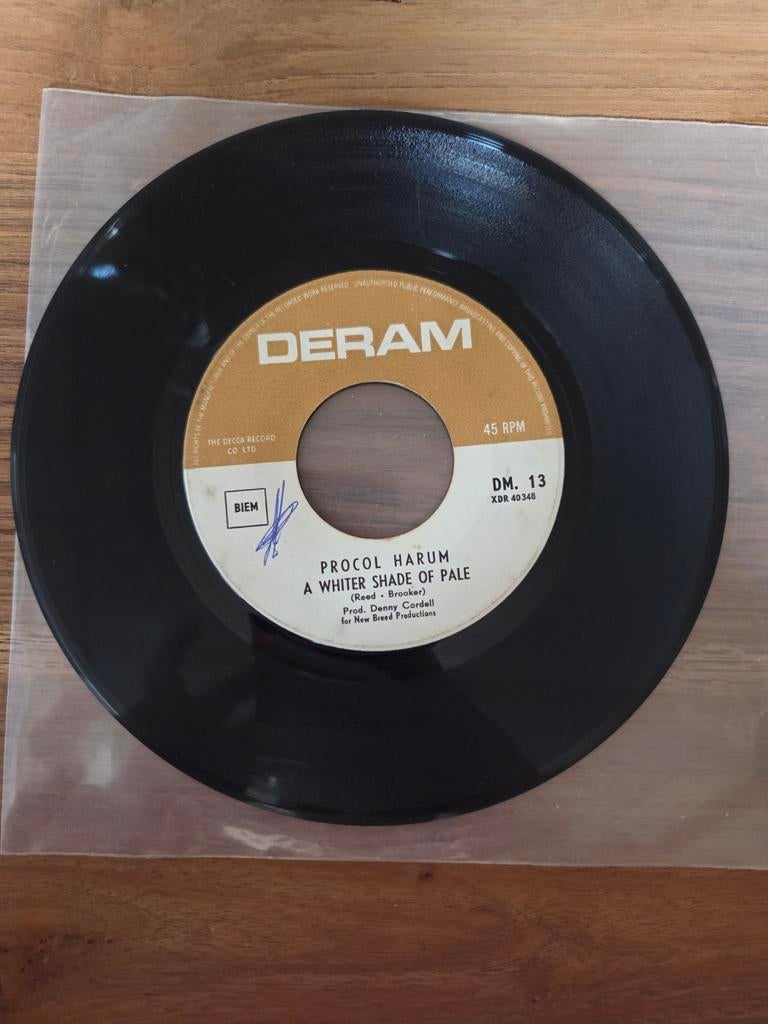 Procol Harum - A whiter shade of pale, Ophalen of Verzenden, Gebruikt, 7 inch, Single