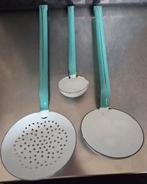 Emaille keukengerei set van 3, Antiek en Kunst, Ophalen of Verzenden